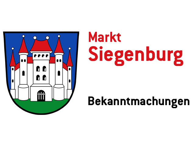 Markt Siegenburg - Bekanntmachungen