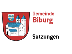 Gemeinde Biburg - Satzungen