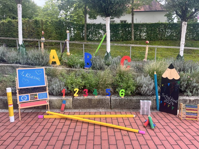 Einschulung Deko Außen