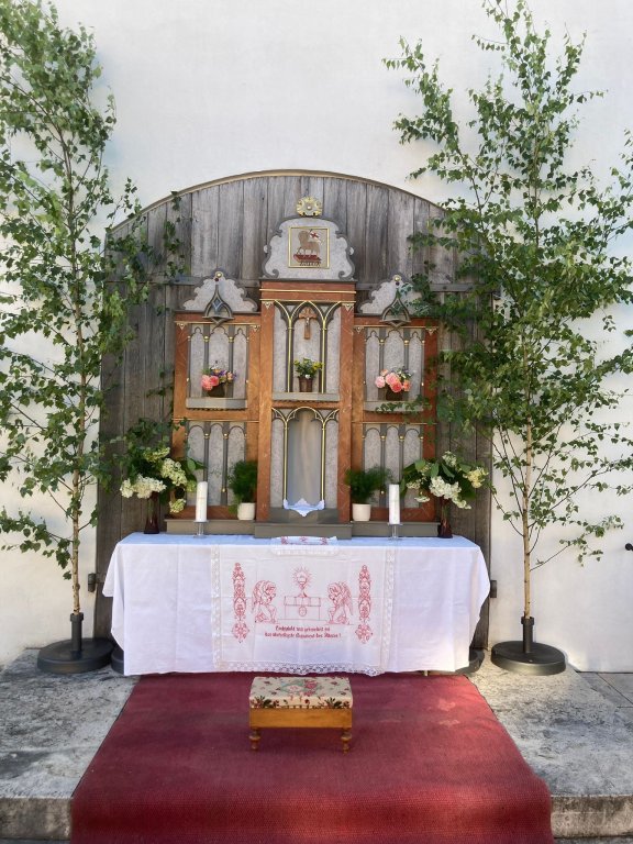 Restaurierter Altar