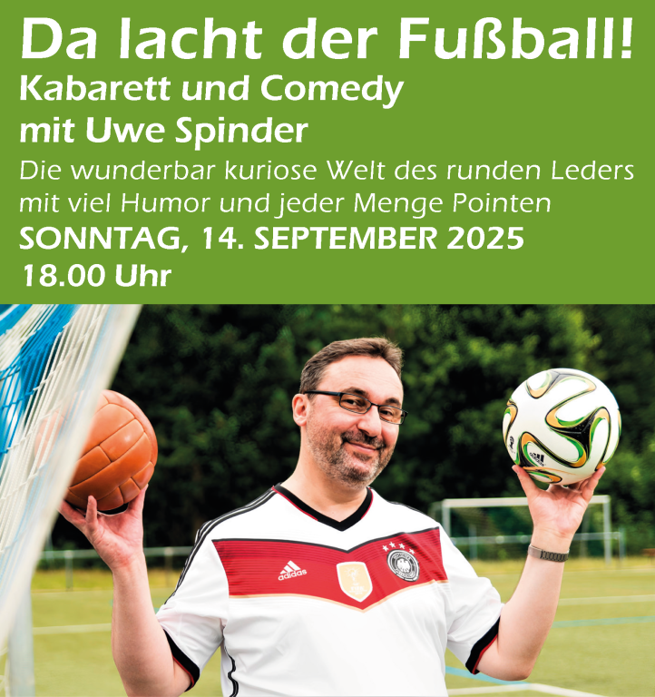 Da lacht der Fußball